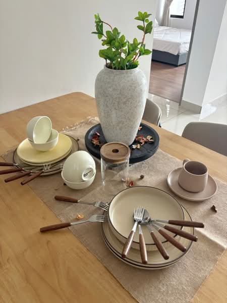 Service Residence for Rent at Zentro Residences Serviced Apartment - Wendy Boon - Dining Room - PropertyGuru.com.my