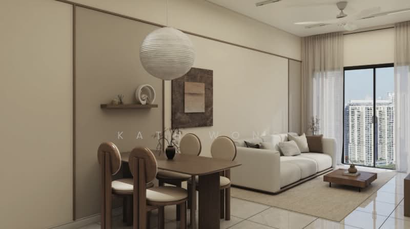 Servis Apartment untuk Disewa di Kensho Residence - Kath Wong - Living Room - PropertyGuru.com.my