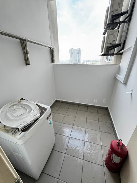 Servis Apartment untuk Disewa di 3 Elements - Sally Wong - Balcony - PropertyGuru.com.my