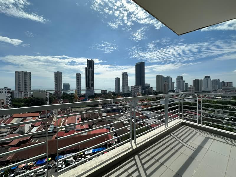 Kondominium untuk Dijual di The Cantonment - Meng . - Balcony - PropertyGuru.com.my