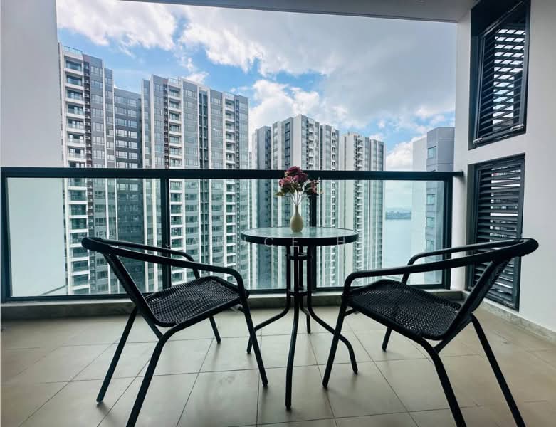Servis Apartment untuk Dijual di R&F Princess Cove Phase 1 - Janice Ho - Balcony - PropertyGuru.com.my