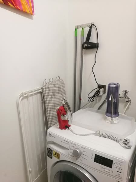 Condominium for Sale at Vortex KLCC - Simon G A Tan - fully equipped laundry with washer, dryer, iron, board, hair dryer, water filter - PropertyGuru.com.my