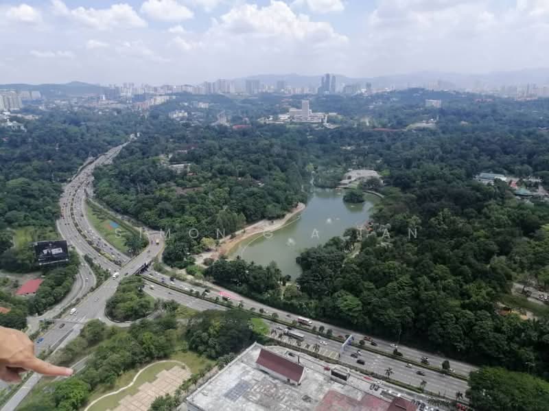 Pejabat untuk Disewa di Kl Sentral (Kuala Lumpur) - Simon G A Tan - View of Lake Gardens and Jalan Istana leading to NKVE, PLUS highway - PropertyGuru.com.my