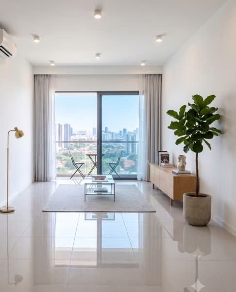 Kediaman Servis untuk Dijual di Edelweiss @ Tropicana Gardens - Brian Tang - Living Room - PropertyGuru.com.my