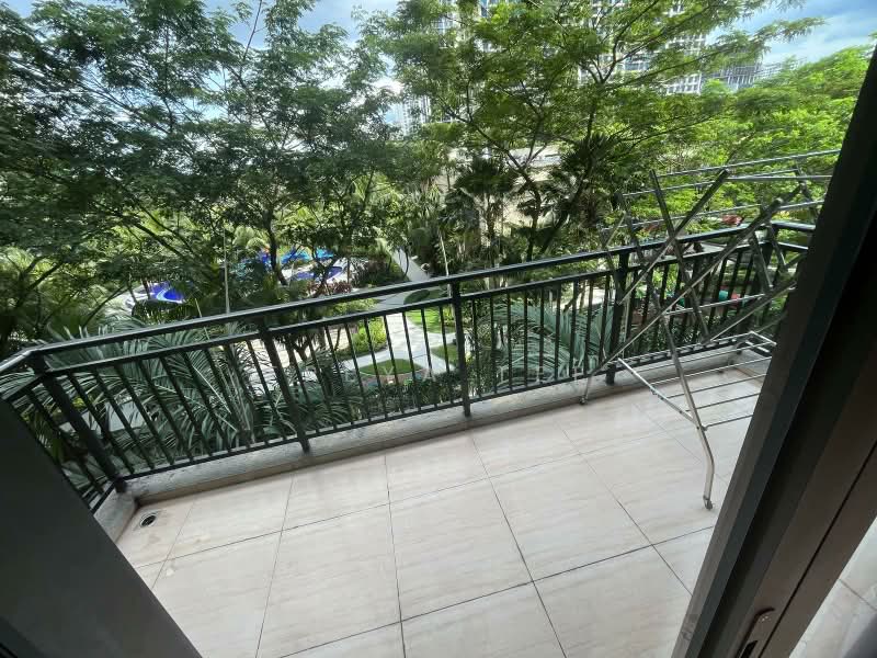 Service Residence for Rent at Country Garden Central Park - Freya Tee - Balcony - PropertyGuru.com.my