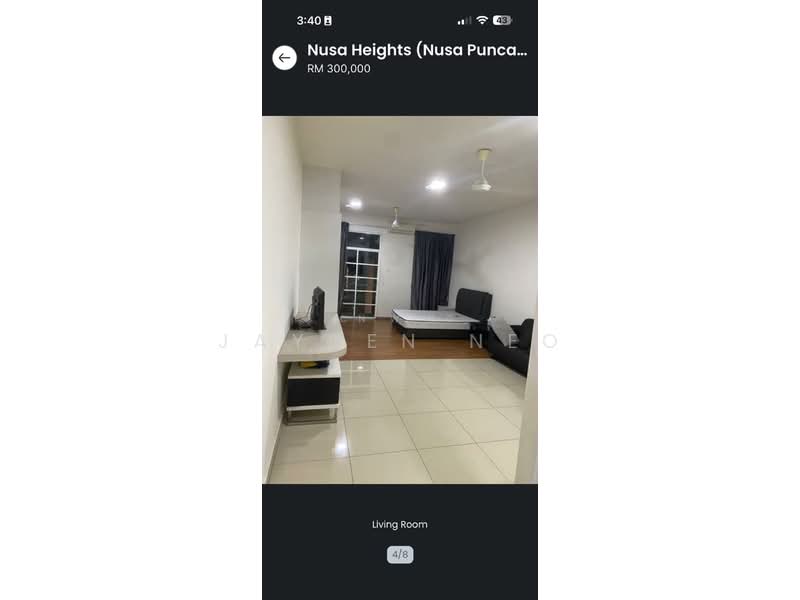 Apartment for Sale at Nusa Heights (Nusa Puncak) - Jayden Neo - Living Room - PropertyGuru.com.my