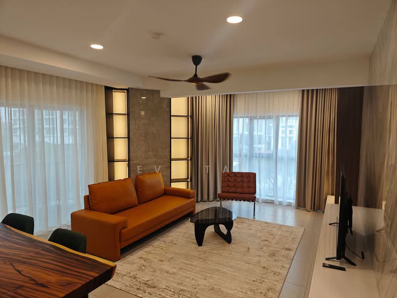 Servis Apartment untuk Disewa di The Atrium - Eve Tay - Living Room - PropertyGuru.com.my