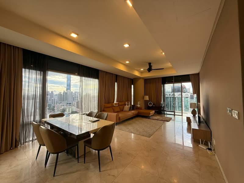 Servis Apartment untuk Disewa di Pavilion Residences - Kyce Cheong - Living Room - PropertyGuru.com.my