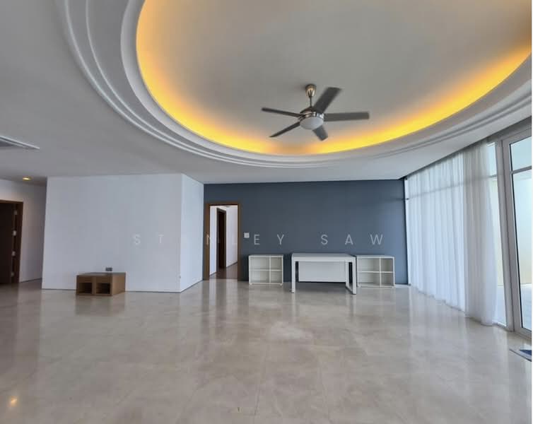 Kondominium untuk Disewa di 8 Gurney (The Shore Condominium) - Stanley Saw - Living Room - PropertyGuru.com.my