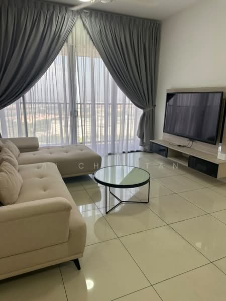 Service Residence for Rent at Setia City Residences - Ai Chin Tan - Living Room - PropertyGuru.com.my