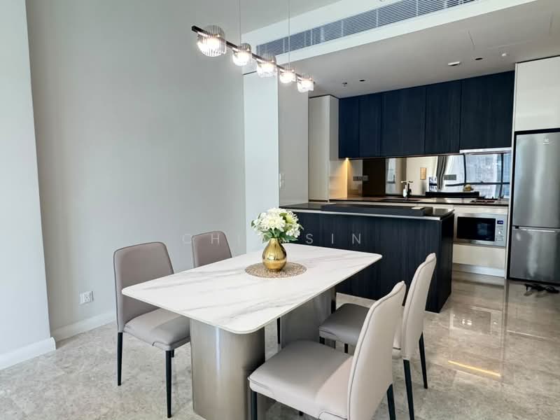Kediaman Servis untuk Dijual di TRX Residences - Chia Sin - Dining Room - PropertyGuru.com.my