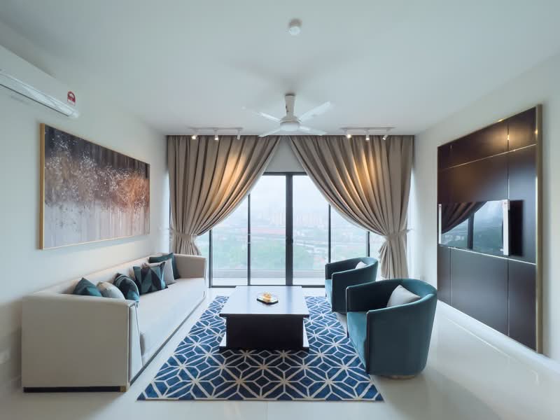 Servis Apartment untuk Disewa di Oxford Residences @ Pavilion Embassy - GRACE SUM - Living Room - PropertyGuru.com.my
