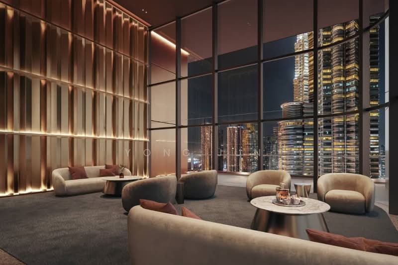 Kediaman Servis untuk Dijual di CloutHaus Residences - Yong Jun - Living Room - PropertyGuru.com.my