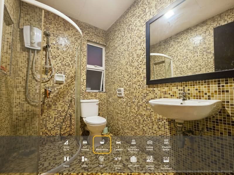 Condominium for Rent at Armanee Terrace - KS Chen - Bathroom - PropertyGuru.com.my