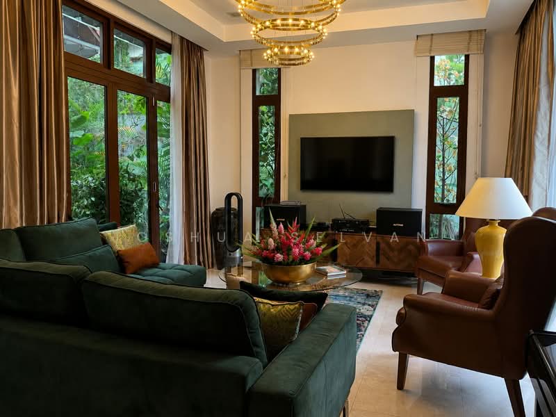 Rumah Berkembar untuk Disewa di Bukit Tunku (Kenny Hills) (Kuala Lumpur) - Joshua Selvan - Living Room - PropertyGuru.com.my