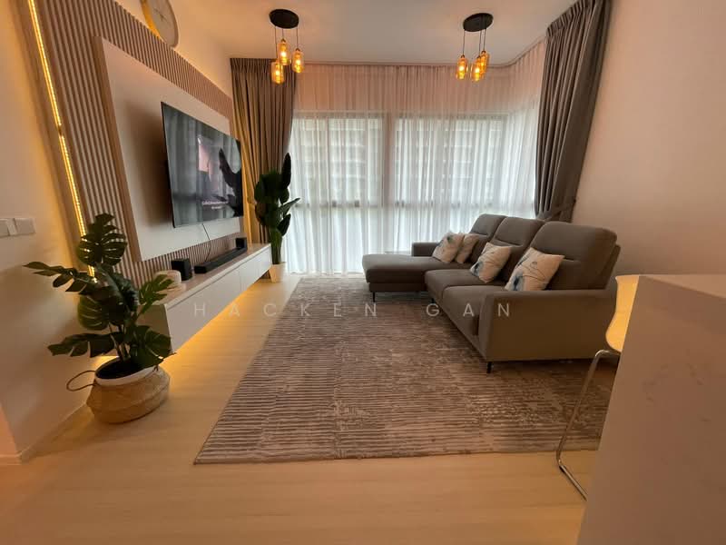 Service Residence for Sale at Cantara Residences - Hacken Gan - Living Room - PropertyGuru.com.my