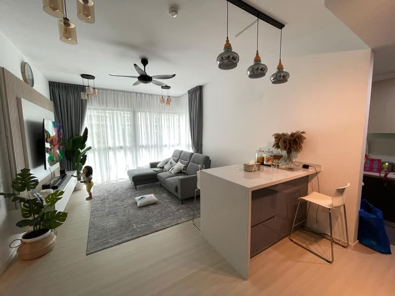 Service Residence for Sale at Cantara Residences - Hacken Gan - Living Room - PropertyGuru.com.my