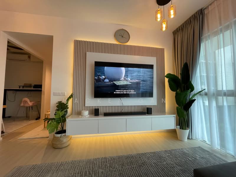 Service Residence for Sale at Cantara Residences - Hacken Gan - Living Room - PropertyGuru.com.my