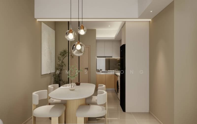 Kediaman Servis untuk Dijual di Alpinia Residences - James Chong - Dining Room - PropertyGuru.com.my