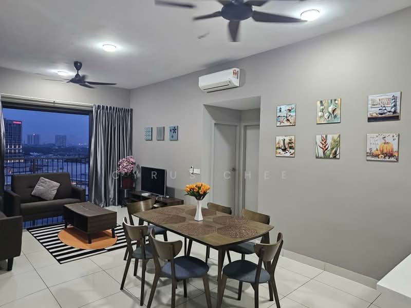 Servis Apartment untuk Disewa di Setia City Residences - Cyrus Chee - Living Room - PropertyGuru.com.my