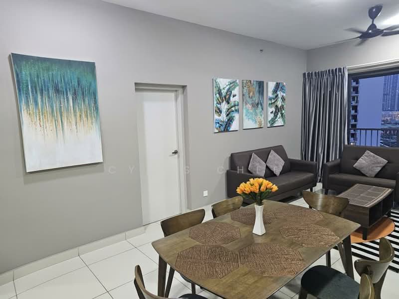 Servis Apartment untuk Disewa di Setia City Residences - Cyrus Chee - Living Room - PropertyGuru.com.my
