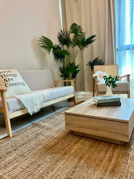 Servis Apartment untuk Disewa di Cubic Botanical - Gordon Tong - Living Room - PropertyGuru.com.my