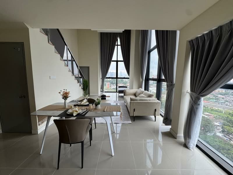 Service Residence for Sale at 8th & Stellar - Aaron Yeoh - Living Room - PropertyGuru.com.my