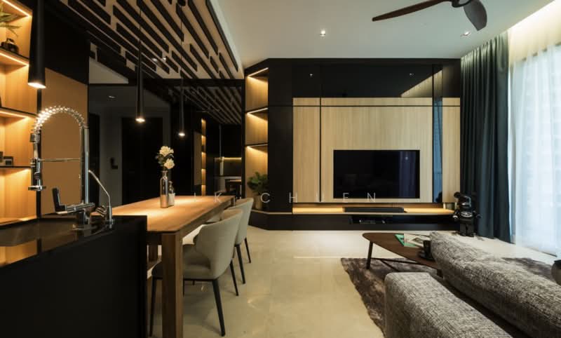 Service Residence for Sale at The Tropika - Yik Chuen - Living Room - PropertyGuru.com.my