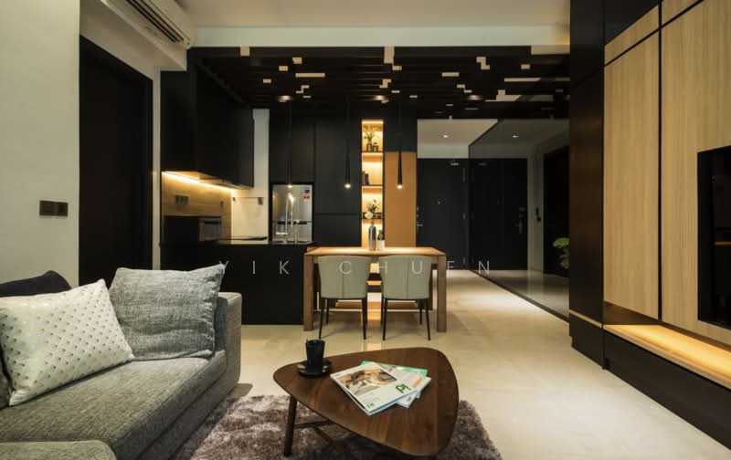 Service Residence for Sale at The Tropika - Yik Chuen - Living Room - PropertyGuru.com.my