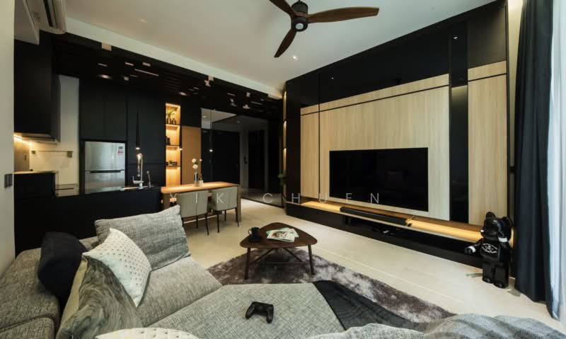 Service Residence for Sale at The Tropika - Yik Chuen - Living Room - PropertyGuru.com.my