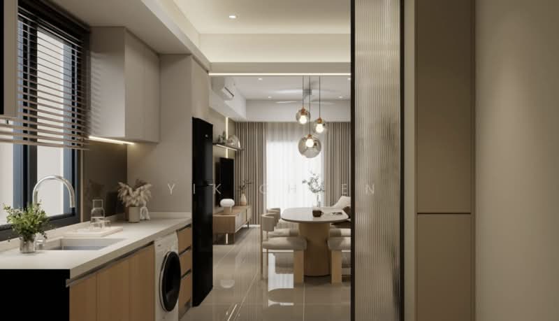 Service Residence for Sale at Twin Arkz - Yik Chuen - Kitchen - PropertyGuru.com.my