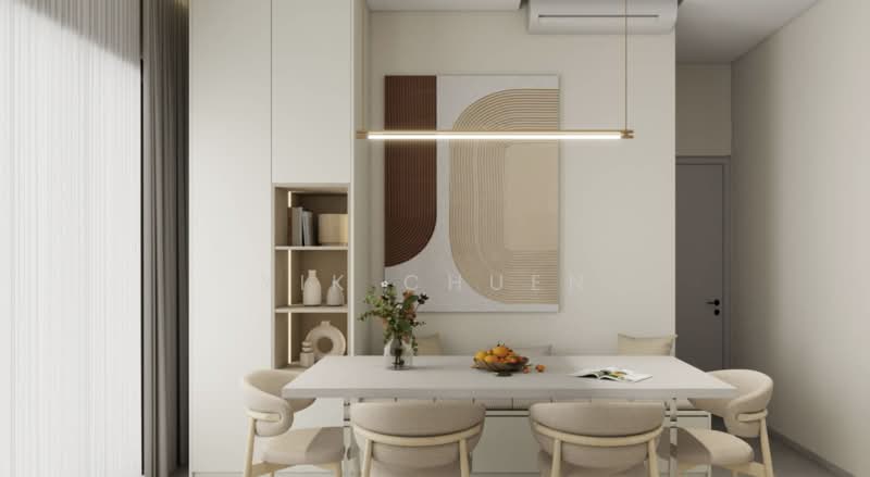 Servis Apartment untuk Dijual di Ruby Seapark - Yik Chuen - Dining Room - PropertyGuru.com.my