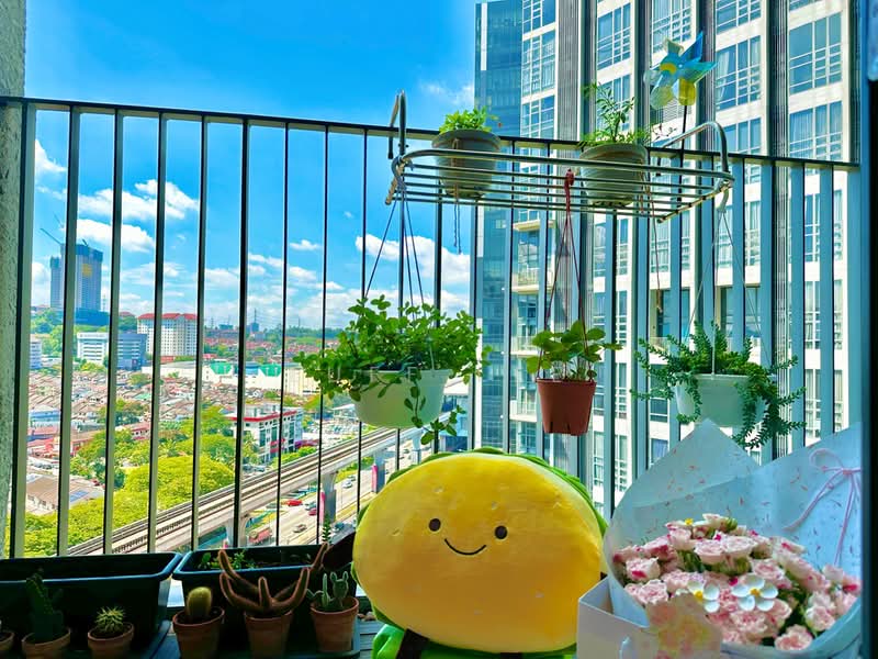 Service Residence for Rent at EkoCheras Service Residences - Luff Lee - Balcony - PropertyGuru.com.my
