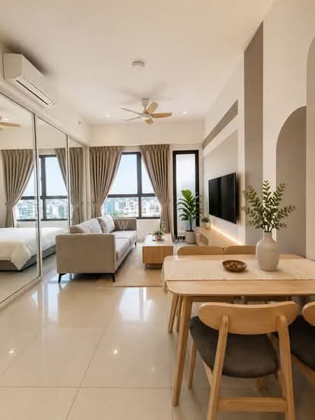 Service Residence for Rent at SouthPlace Residences @ Tropicana Metropark - Adrian Goh - Living Room - PropertyGuru.com.my