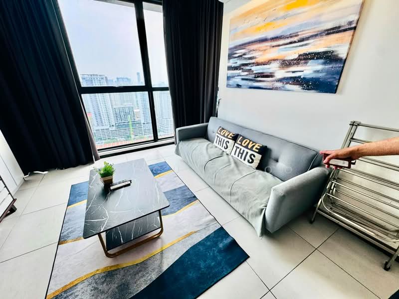 Servis Apartment untuk Dijual di Urban Suites - Marcus Choo - Living Room - PropertyGuru.com.my