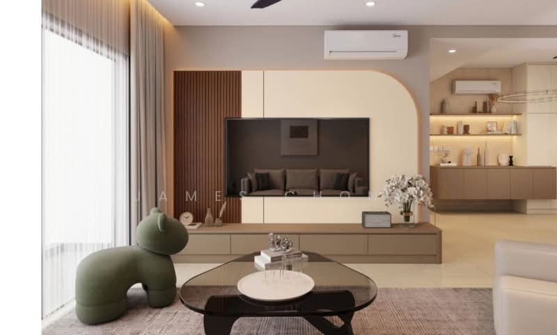 Kediaman Servis untuk Dijual di Alanis Residence - James Chong - Living Room - PropertyGuru.com.my