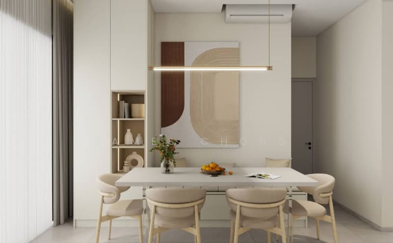 Service Residence for Sale at Conezion Residences - James Chong - Dining Room - PropertyGuru.com.my