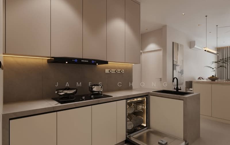 Servis Apartment untuk Dijual di Anja Residences - James Chong - Kitchen - PropertyGuru.com.my