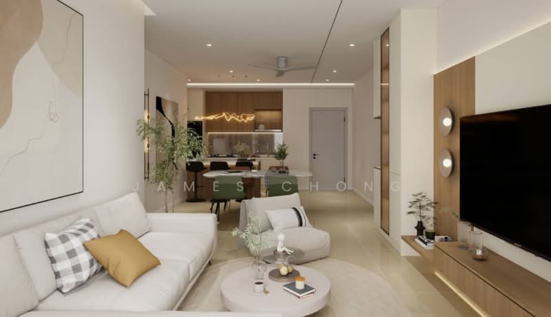 Servis Apartment untuk Dijual di Sunway Gandaria - James Chong - Living Room - PropertyGuru.com.my