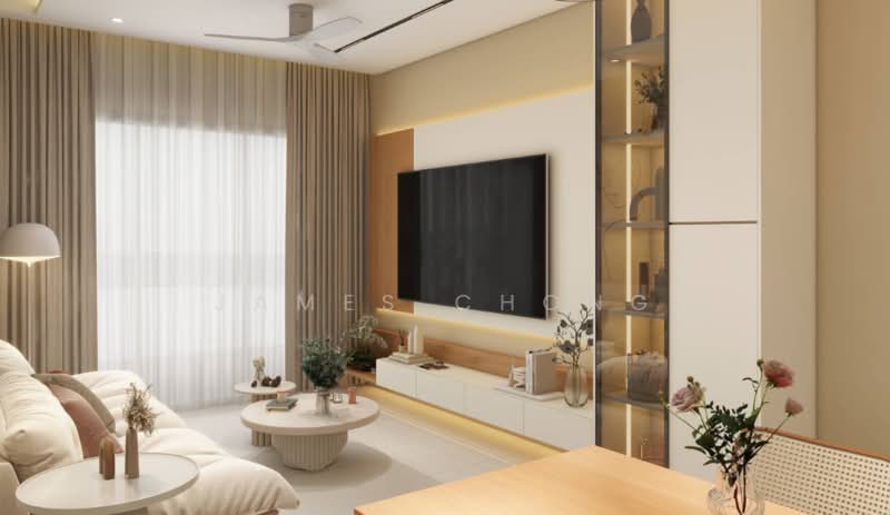 Kondominium untuk Dijual di Residensi Bukit Palma 2 (Palm Hill Residence 2) - James Chong - Living Room - PropertyGuru.com.my