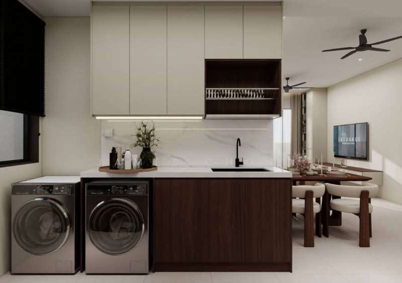 Servis Apartment untuk Dijual di TRiGON Luxury Residences - James Chong - Kitchen - PropertyGuru.com.my