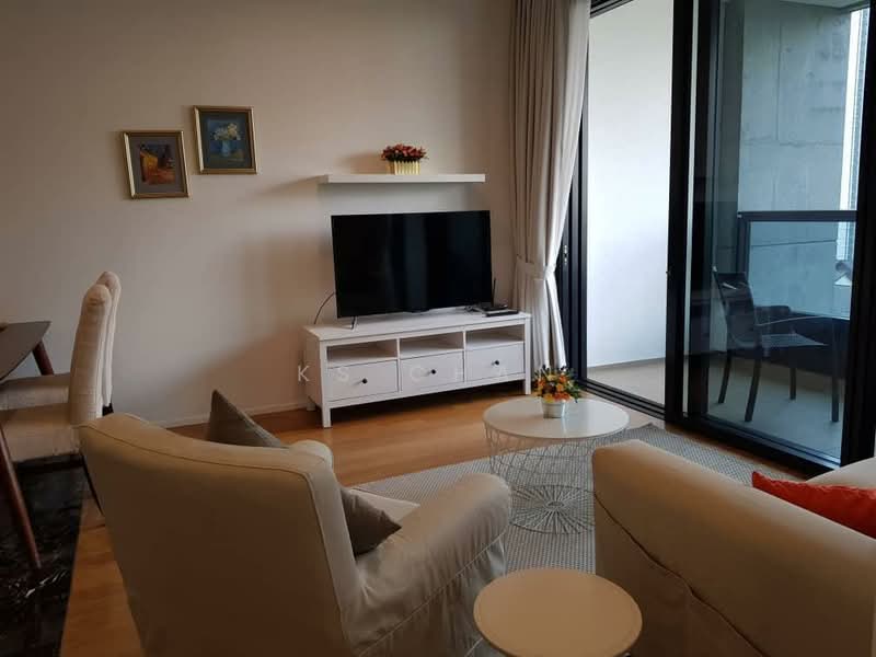Kediaman Servis untuk Disewa di Arcoris Residences - KS Chan - Living Room - PropertyGuru.com.my