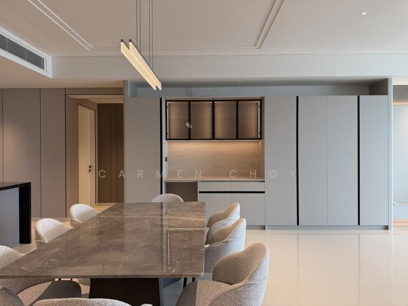 Kediaman Servis untuk Disewa di Crown Residences @ Pavilion Damansara Heights - Carmen Choy - Dining Room - PropertyGuru.com.my