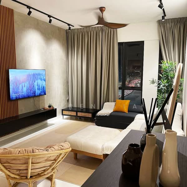 Servis Apartment untuk Disewa di Emerald 9 - KAREN SIA - Living Room - PropertyGuru.com.my