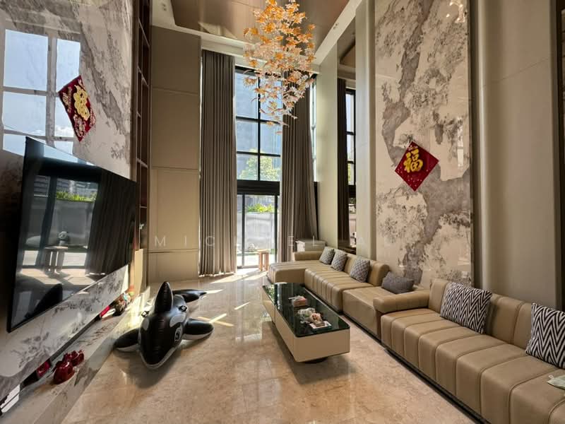 Servis Apartment untuk Disewa di TRX Residences - Michael Au - Living Room - PropertyGuru.com.my
