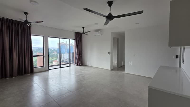 Kondominium untuk Disewa di EdgeWood Residences @ SkySanctuary - Ethan Chin - Living Room - PropertyGuru.com.my