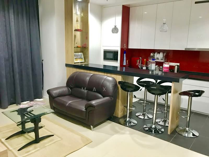 Service Residence for Sale at Arcoris SOHO - Max . - Living Room - PropertyGuru.com.my
