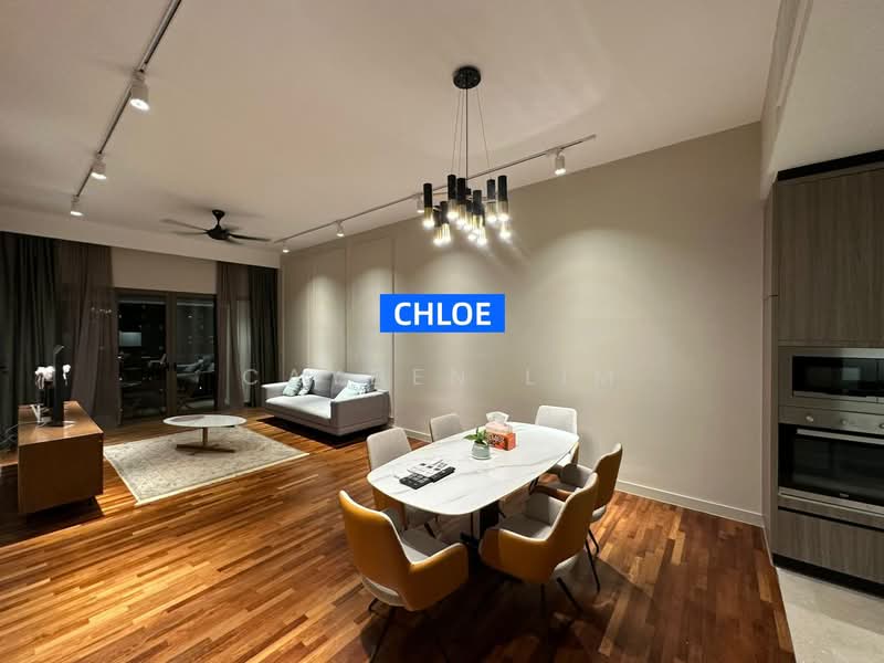 Service Residence for Rent at Straits Residences - Cayden Lim - Living Room - PropertyGuru.com.my