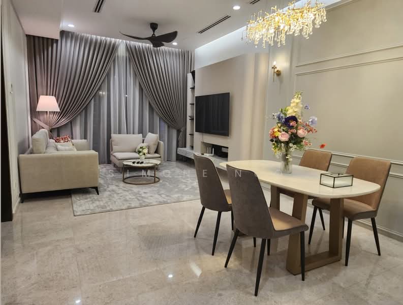 Service Residence for Rent at The Manor - Simone Ngo - Living Room - PropertyGuru.com.my