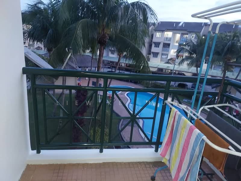 Apartment for Rent at Seri Kasturi - Liew Kee Mun - Balcony - PropertyGuru.com.my